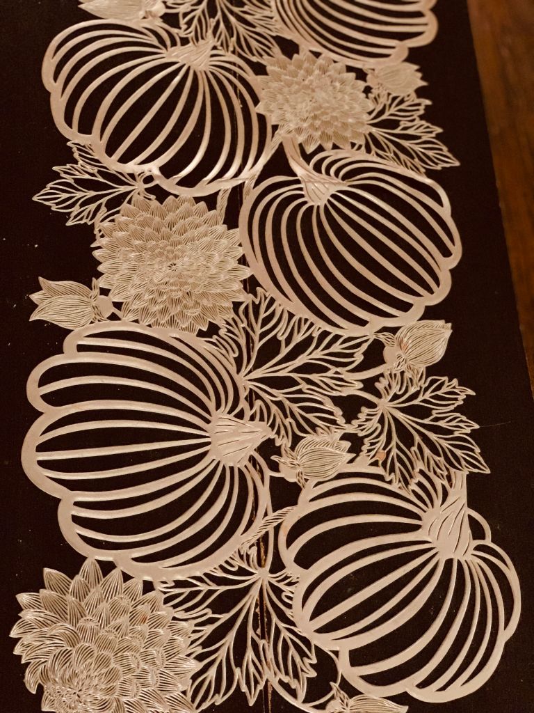 fall decor table runner